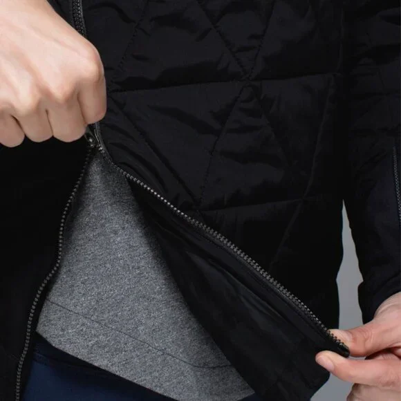 Lululemon Fluffed Up Goose Down Pullover Black Size 6 - Picture 3 of 15